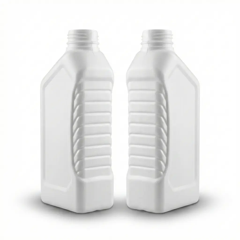 White Lubricant Engine Oil Bottle 900 ml / 1 litre
