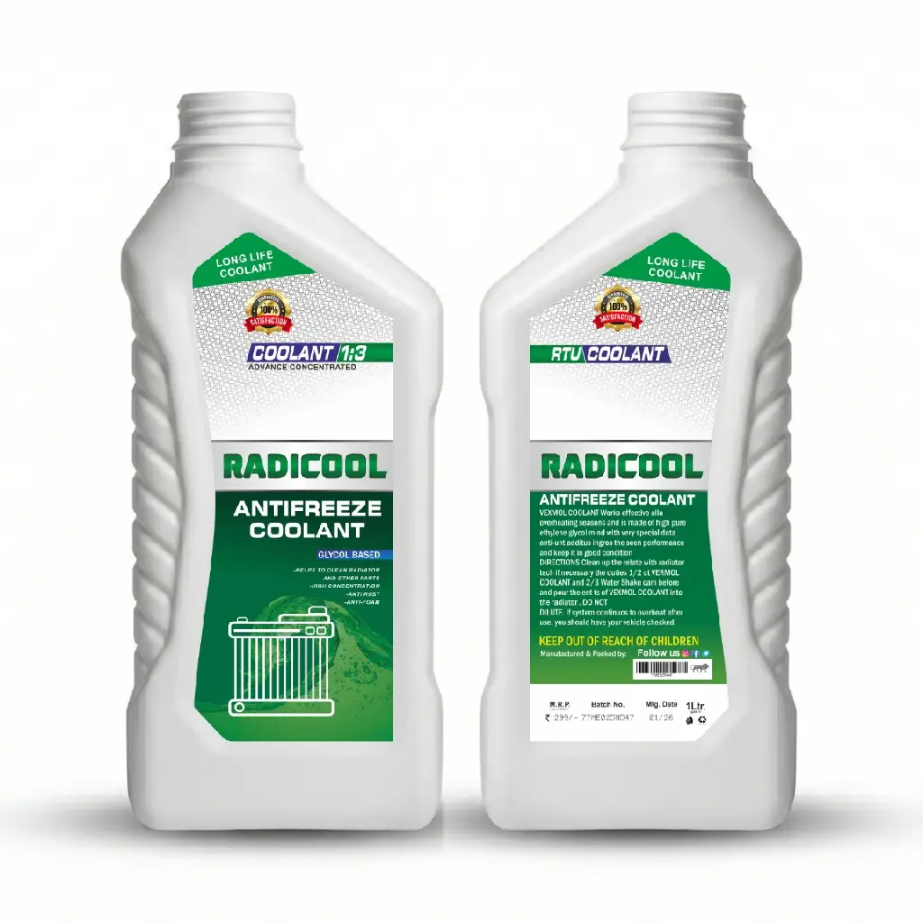 1 Litre HDPE Coolant Bottlle