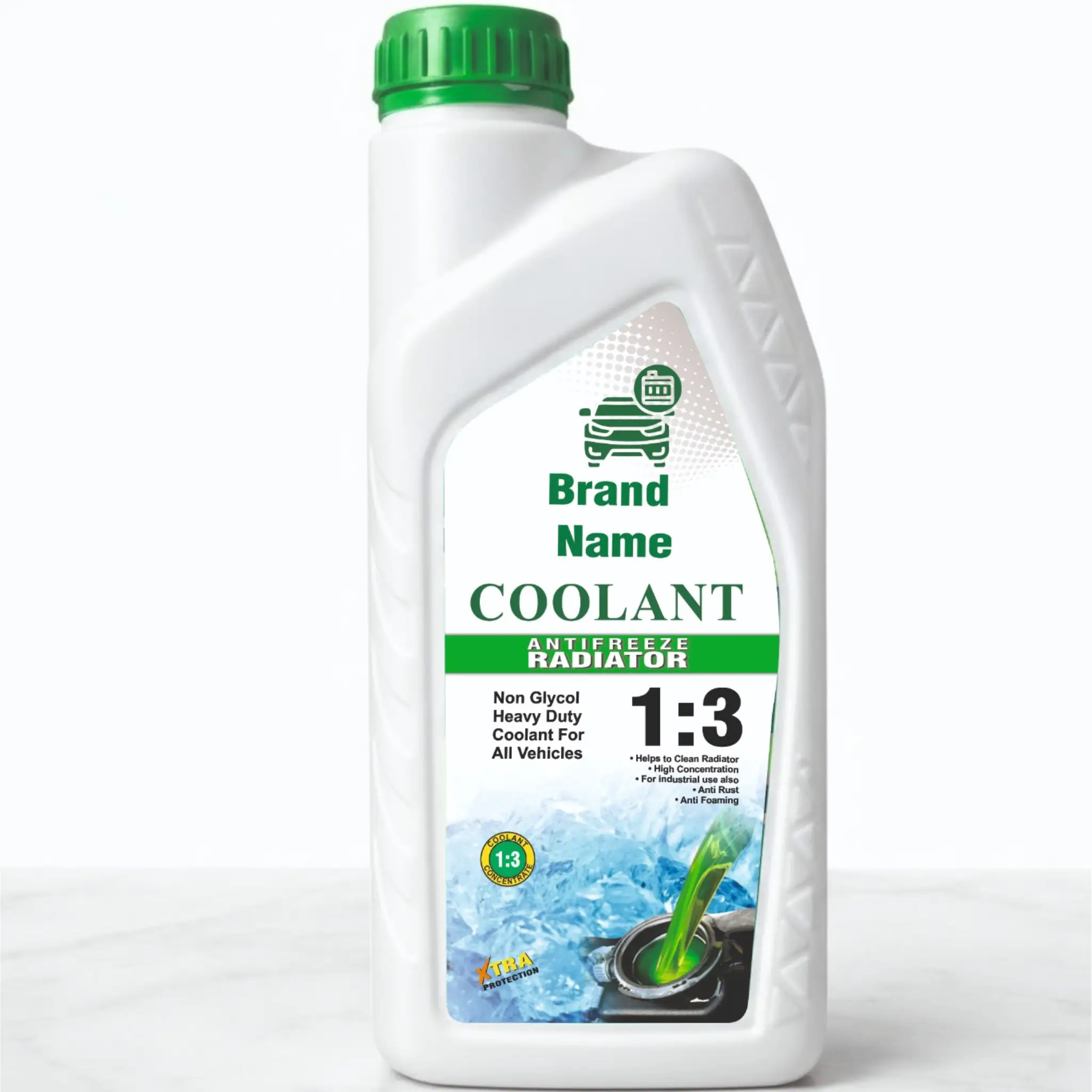 Empty Coolant Bottle 1 litre